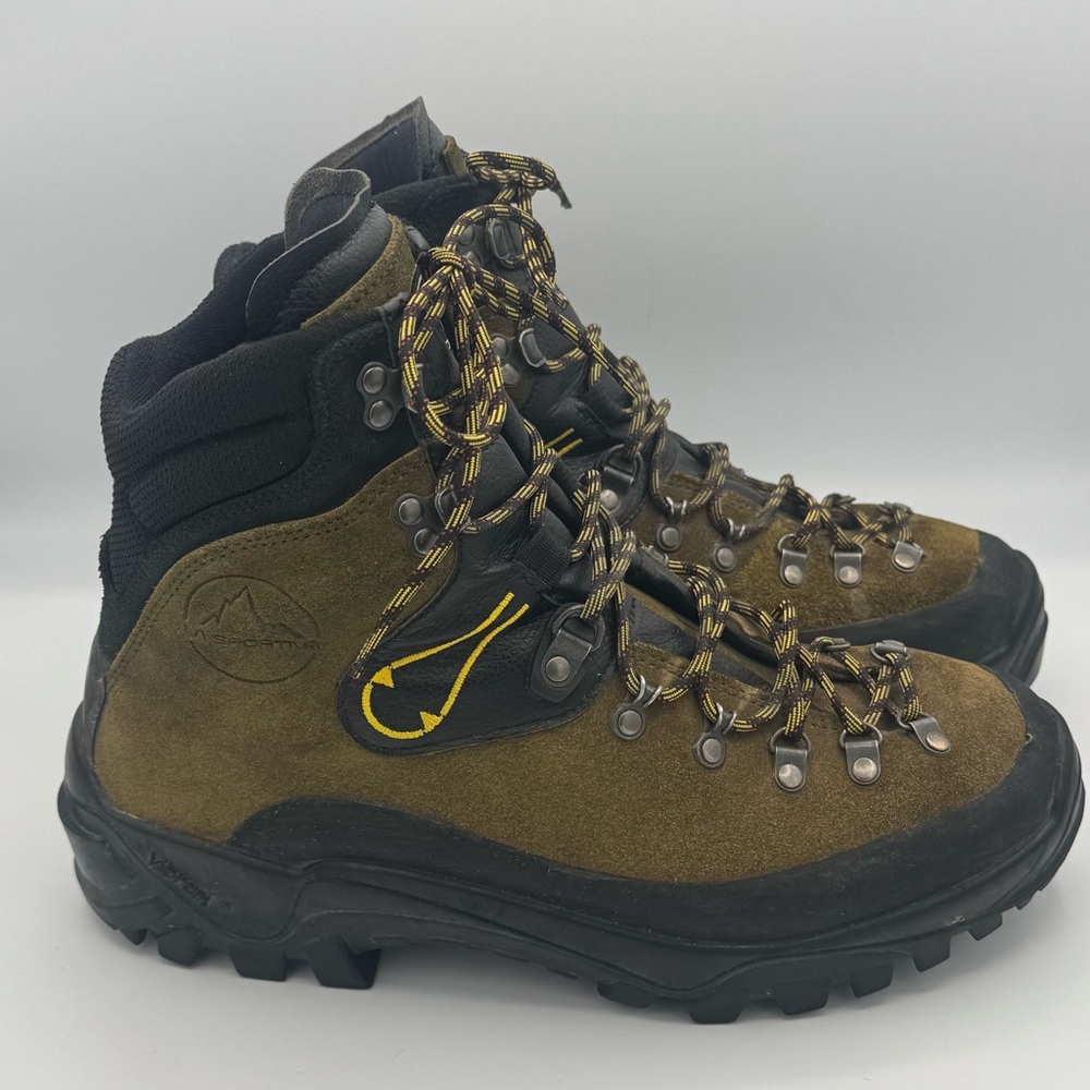 La Sportiva Men's Karakorum Leather Hiking Mountain Boots - Picture 2 of 12